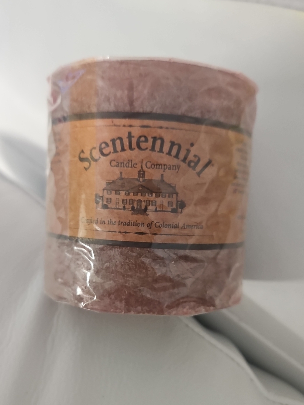 Scentennial Rustic Brown Candle